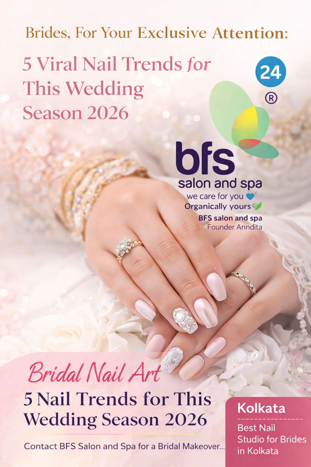 Brides, For Your Exclusive Attention: 5 Viral Nail Trends for This Wedding Season 2026