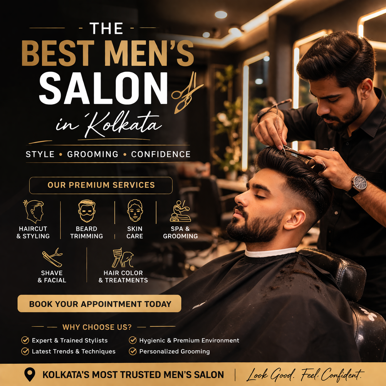 Best Men’s Salon in Kolkata: Get Expert Help to Look Sharp
