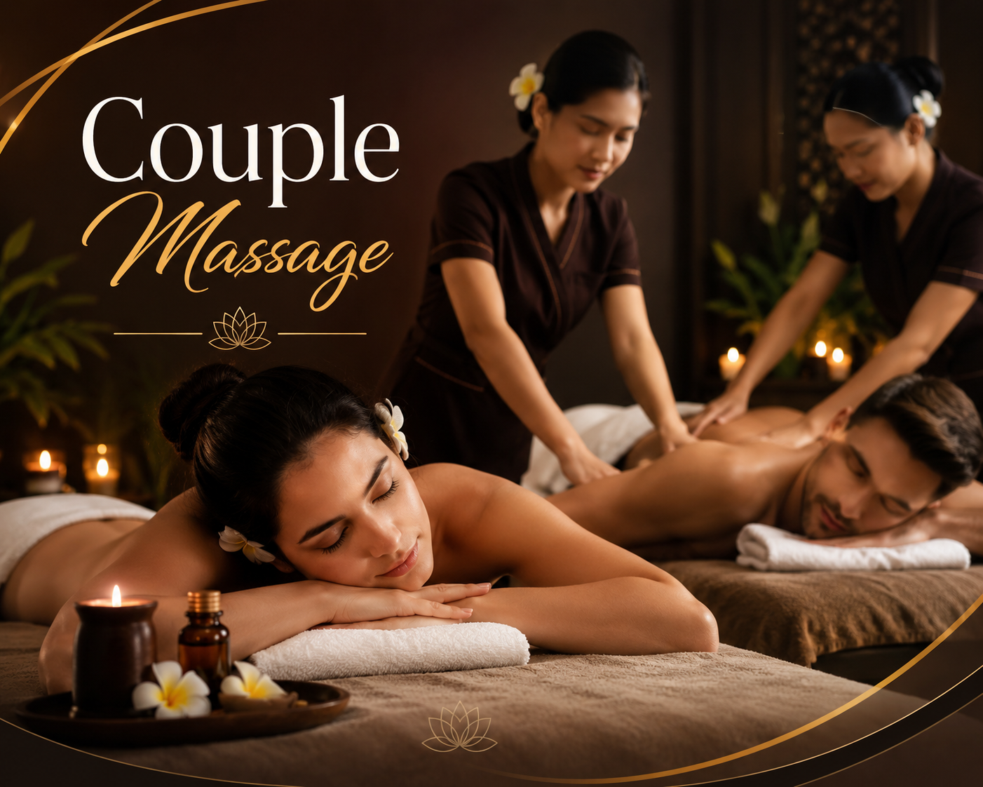 Couple Massage: A Shared Journey of Relaxation, Wellness & Connection