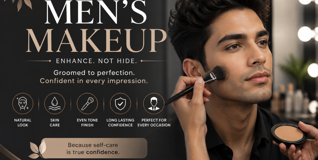 Men's Makeup: Redefining Modern Grooming with Confidence & Professional Precision