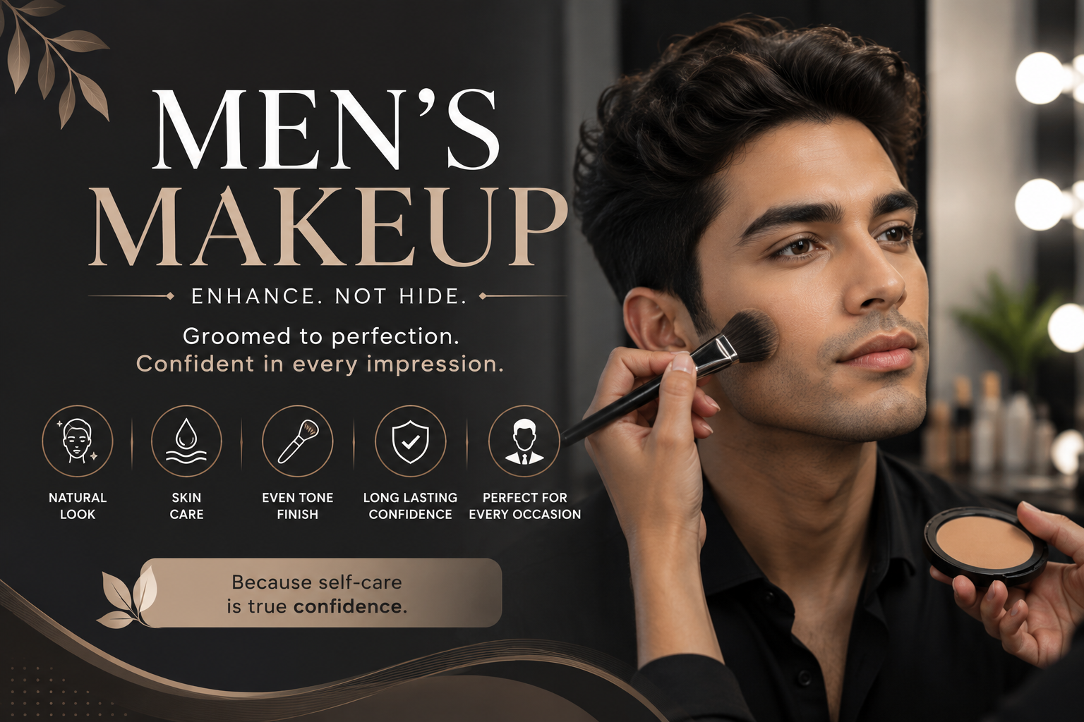 Men's Makeup: Redefining Modern Grooming with Confidence & Professional Precision