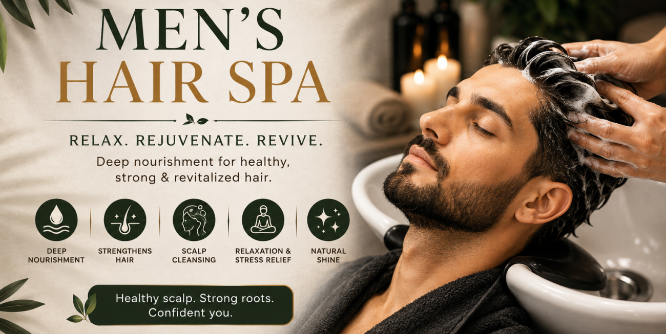 Men's Hair Spa: The Essential Hair Care Treatment for Stronger, Healthier & More Confident Hair