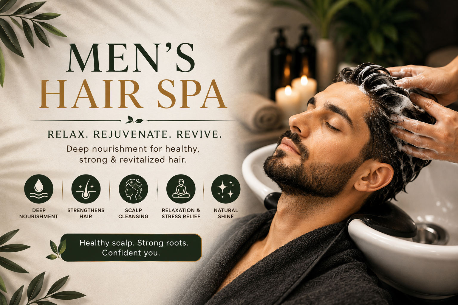 Men's Hair Spa: The Essential Hair Care Treatment for Stronger, Healthier & More Confident Hair