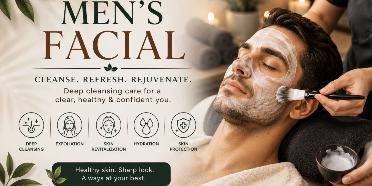 Men's Facial: The Complete Skincare Solution for Healthy, Refreshed & Confident Skin