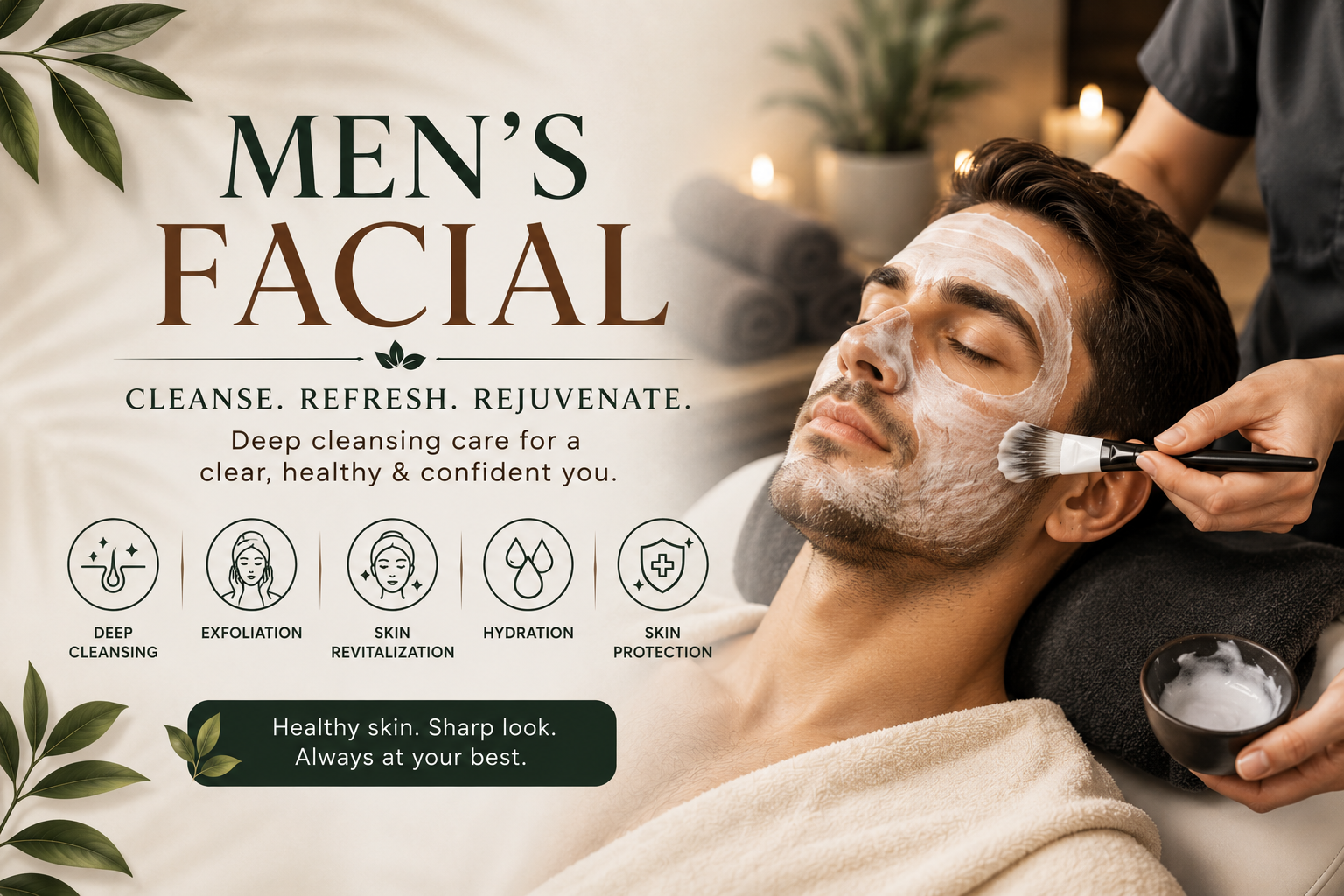Men's Facial: The Complete Skincare Solution for Healthy, Refreshed & Confident Skin
