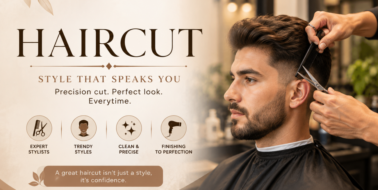 Haircut: Redefine Your Style with Precision, Confidence & Professional Care
