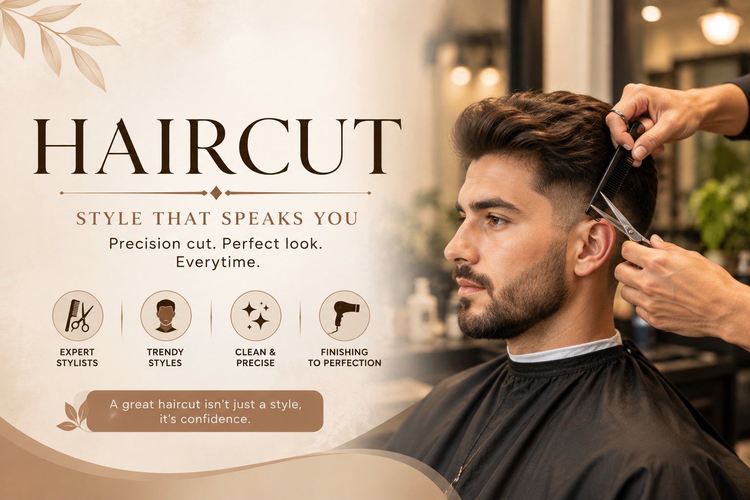 Haircut: Redefine Your Style with Precision, Confidence & Professional Care