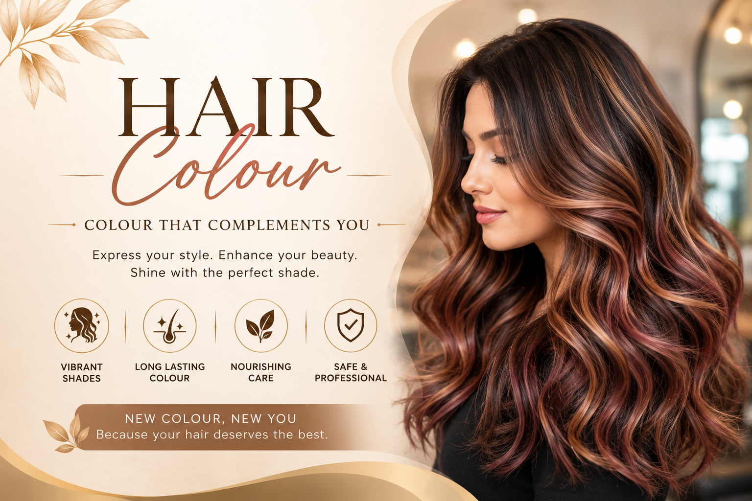 Hair Colour: Express Your Personality with Vibrant, Healthy & Beautiful Hair
